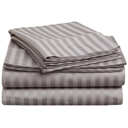 Impressions Impressions 300XLSH STGR 300 Twin Sheet Set - Egyptian Cotton Stripe; Extra Large 300XLSH STGR